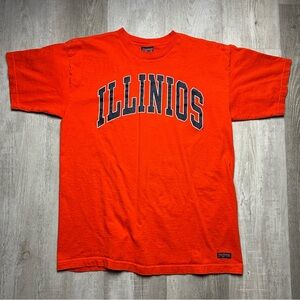 Vintage Jansport Made In USA Illinois Illini T Shirt